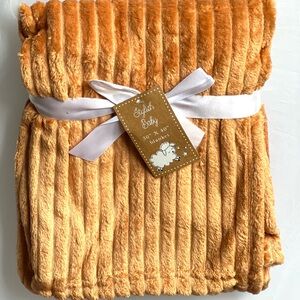 Soft Baby Orange Blanket